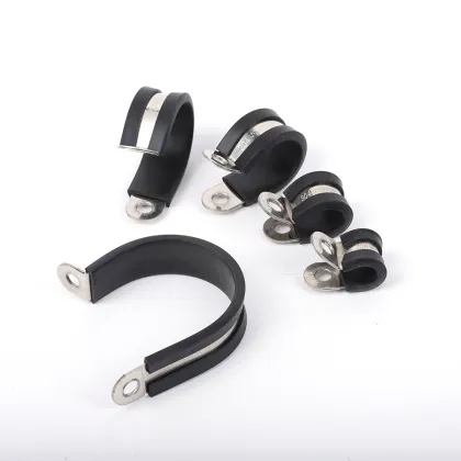 Widely used hose clamp rubber black