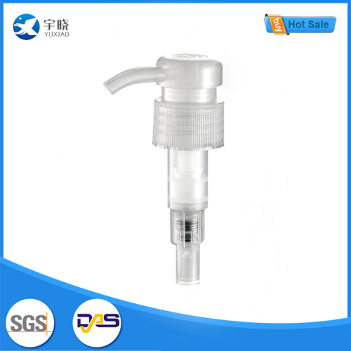 Gümüş Muhafazalı Şeffaf Gövdeli Plastik Losyon Pompası