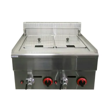 Commercial Deep Fryer Gas for French Fries Double Basket Gas Deep Fryer