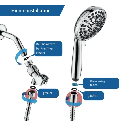 Wholesale Supercharged Handheld Smart Shower Head: 10 Features Multifunctional Airbrush Shower Set