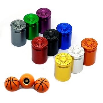 Universal Bullet Shell Klep Cap American Thread Fit alle modellen Bandenklepbedekking