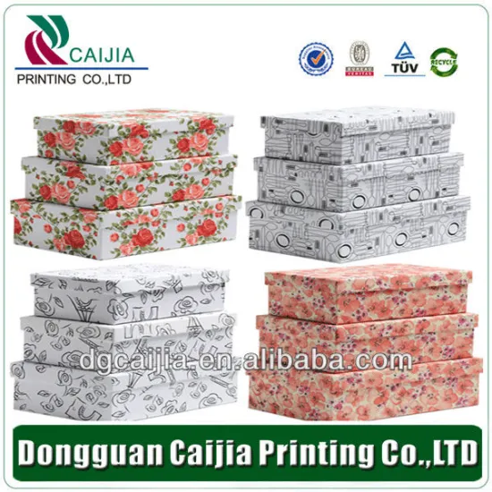 customized storage paper box
