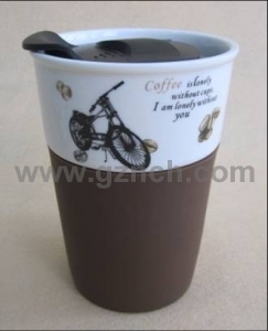 Starbucks Coffee Mug/Gift Cup with various bicycle/car pattern