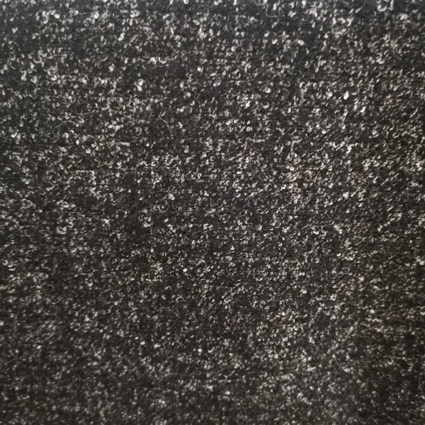 Knitted wool viscose blend fabric for melange colours