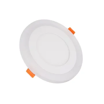 Dual Color LED Ultra-Thin Panel Light 18+6w AC220-240V Home Lamp