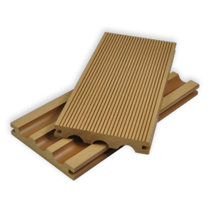 Nueva generación impermeable material decking asequible