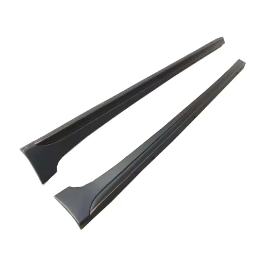 3D Glossy Black Side Skirts for Cadillac CT5 2020-2023 - Car Side Protectors