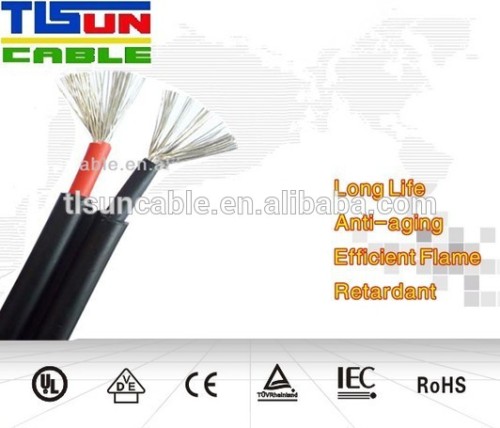 25mm2 PV1-F DC Solar Cable, Black Sheath (TUV Approved)