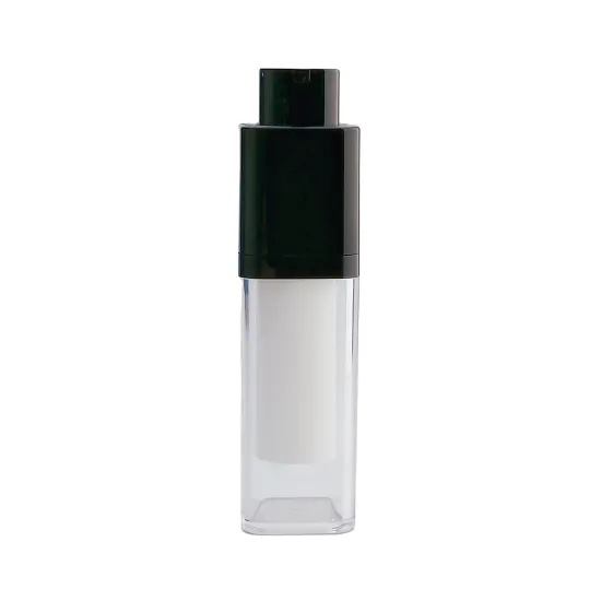 Rotate Cosmetic Airless Bottle Double Wall White
