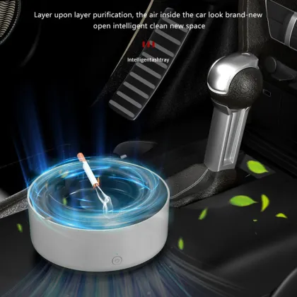 Negative Ion Smart Ashtray with Humidifier for Smoke and Dust Removal