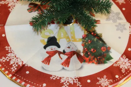 Decorative Handicraft Tree Skirt for Holiday Party