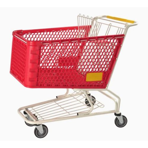 100L-250L American Style Supermarket Plastic Shopping Carts