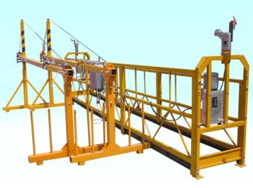 Odm Steel Adjustable Cradle Yellow High Working Rope Suspended Window Cleaning Platform