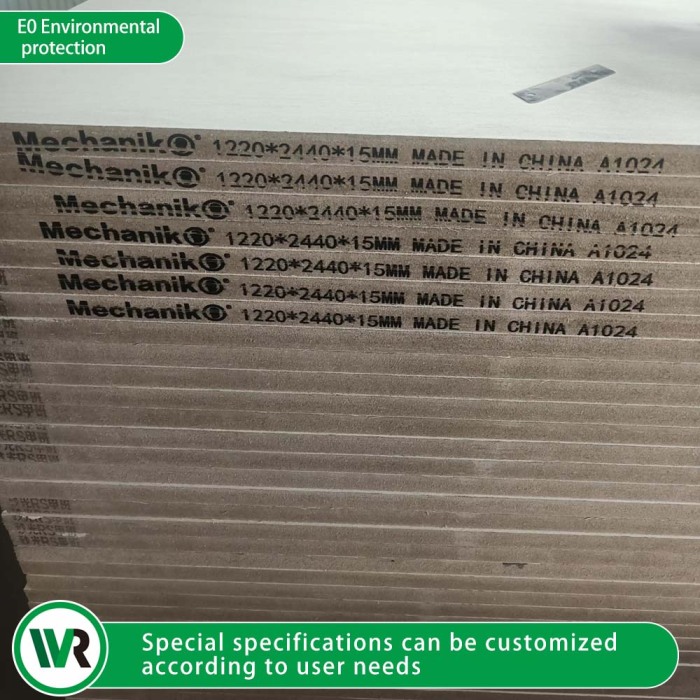 Panel MDF Berhadapan Melamin untuk Perabot