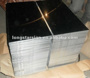 black anodized aluminum sheet