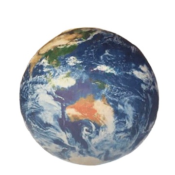 Inflatable PVC Earth Globe Balloon with Base and Blower