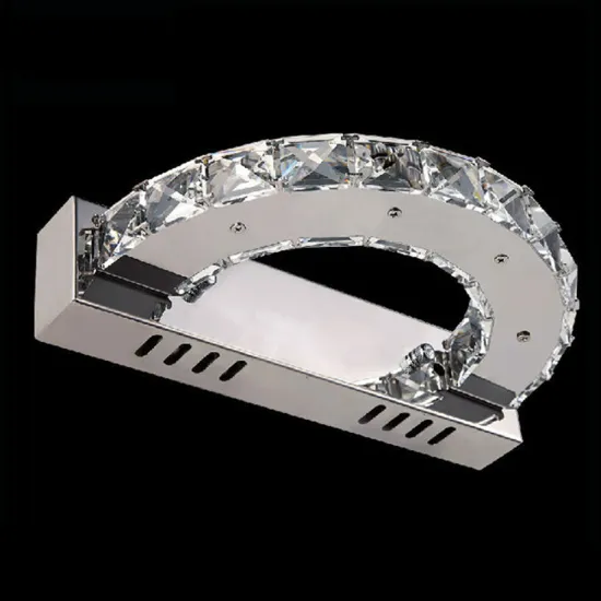 modern crystal led interior wall lights