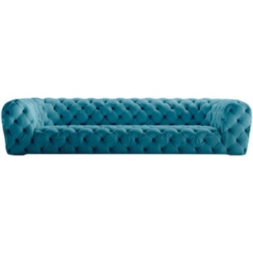 Light Luxury Modern European Fabric Chaise Lounge Sectional Couch