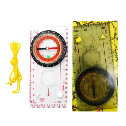 Wholesale Cheap Multifunctional Map Ruler Compasses Metal Compass Ruler