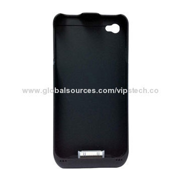 Accessory for iPhone 4/4S with 3,000mAh, 5V DC/800mA Input