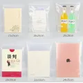 Sacs en plastique transparents refermables à fermeture éclair