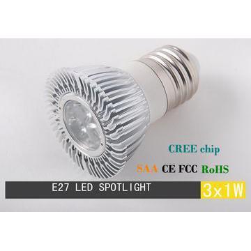 Cree 3*1W led spot light E27 Based