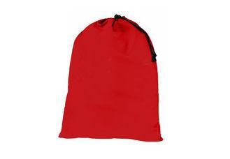 Eco Friendly Red Cotton Drawstring Pouch Bags Printing Cust