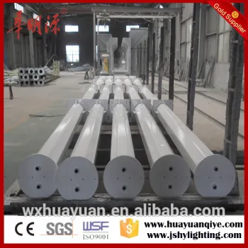 Octagonal steel park light pole with price for sale