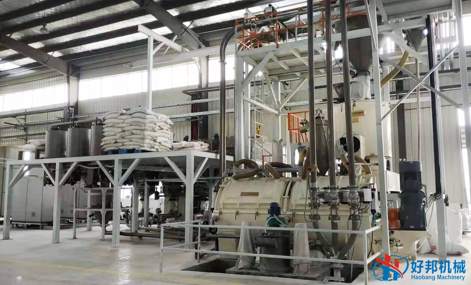 Mixing system for SPC floor extrusion