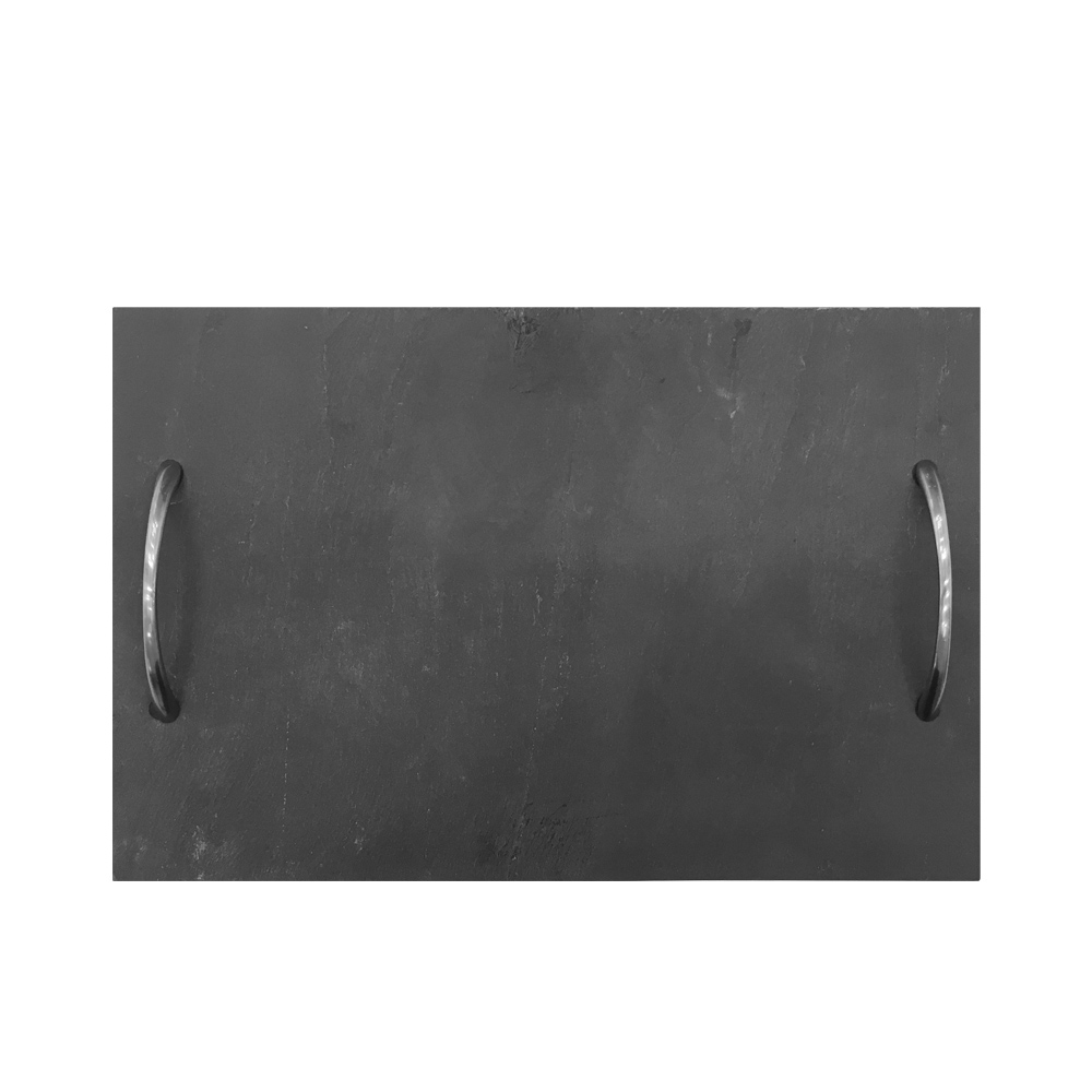 Nature Slate Board With Stainless steel Handle