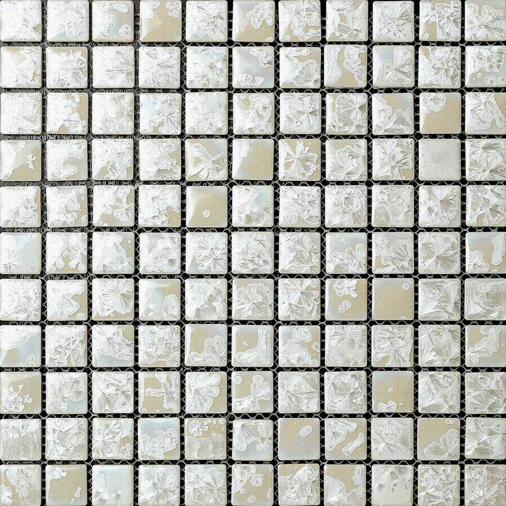 White Glazed Transforming Mosaic