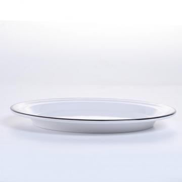 plastic round serving dinner plate