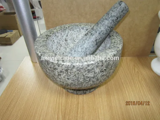 mortar and pestle set, granite stone mortar, stone molcajete, granite mortar and pestle set, molcajete