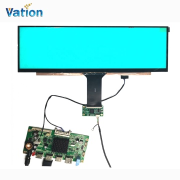 14 Inch 3840x1100 Stretched Touch Panel LCD Bar Display with HDMI/DP Controller Kit