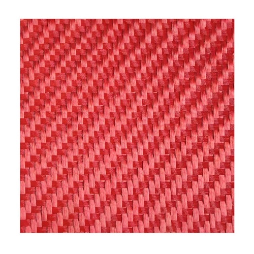 Roter Twill Para Aramid Faserstoff