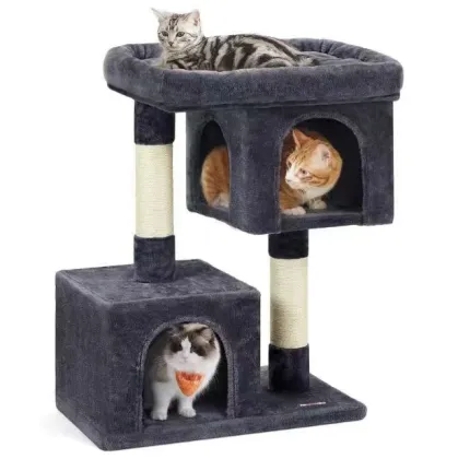 cat climbing tower