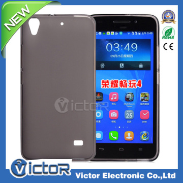 Chinese Factory colorful thin mobile phone gel TPU cover for huawei G620S honor player 4