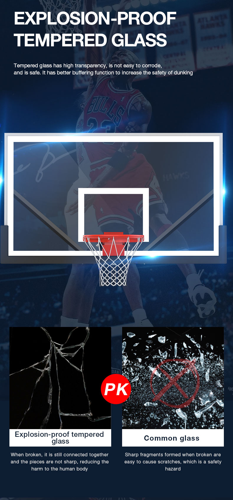 New Arrival Detachable Basketball Hoop