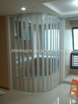 toilet glass door, toilet PVC folding door, pvc interior door