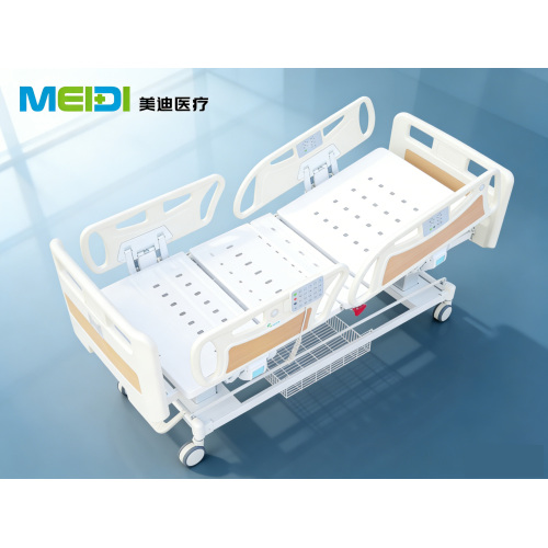 Height-Adjustable Two-Column Electric Nursing Bed