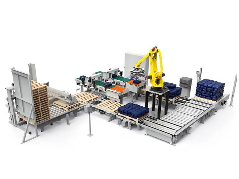 High-Speed Robotic Palletizer Cell​