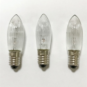 C6 LED Christmas Lights Bulbs with E10 Base - Colorful Christmas Decorations