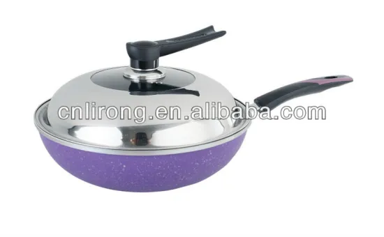 Non-trick Frying pan ceramic wok