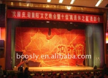 stage curtain banners