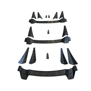 Wholesale Type-R Style Car Bumper Roof Spoiler with Shark Fin for HONDA CIVIC 2016-2022