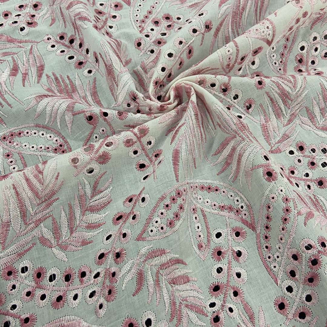 Color Gradient -Spring Cotton Embroidery Fabrics