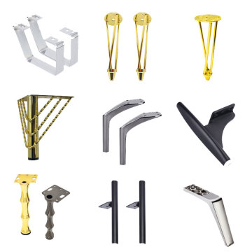 Modern Gold Silver Metal Non-Slip Sofa Legs for Living Room Furniture