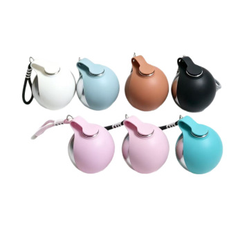 Portable Dog Water Bottle 285ml – 304 Stainless Steel Pet Water Flask with Carry Loop for Walks, Travel & Hiking