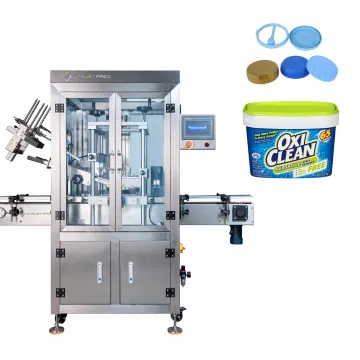 Automatic Metal Aluminum Pail Jar Dust Proof Lid Press Capping Machine