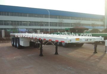 Newest professional 3 axle flatbed container semi-trailers